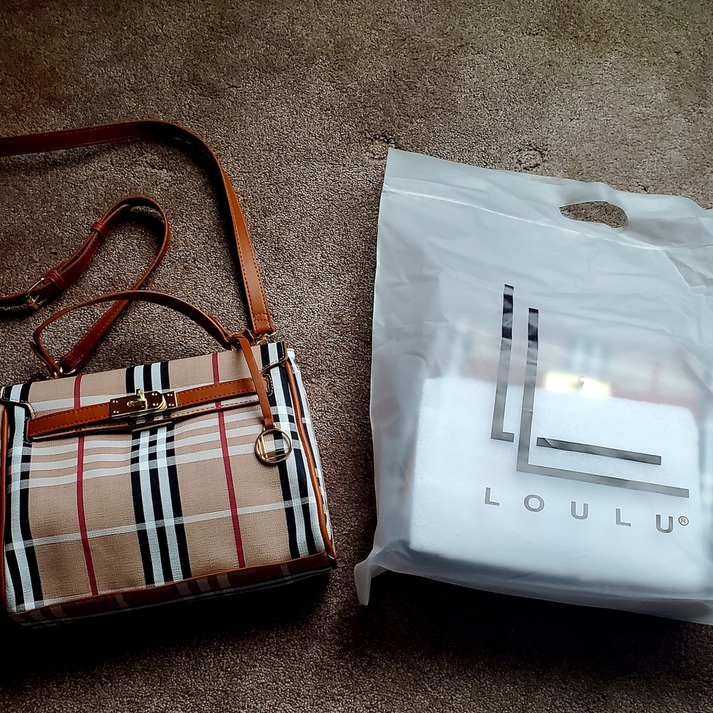 Loulu Designs -NWT Elegant Plaid Crossbody Bag - 2 Available